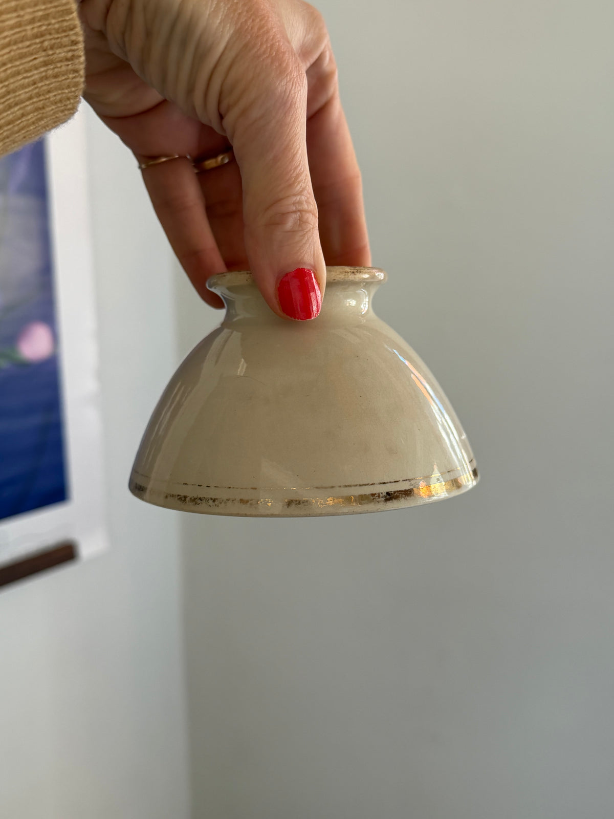 Lille fransk kaffeskål