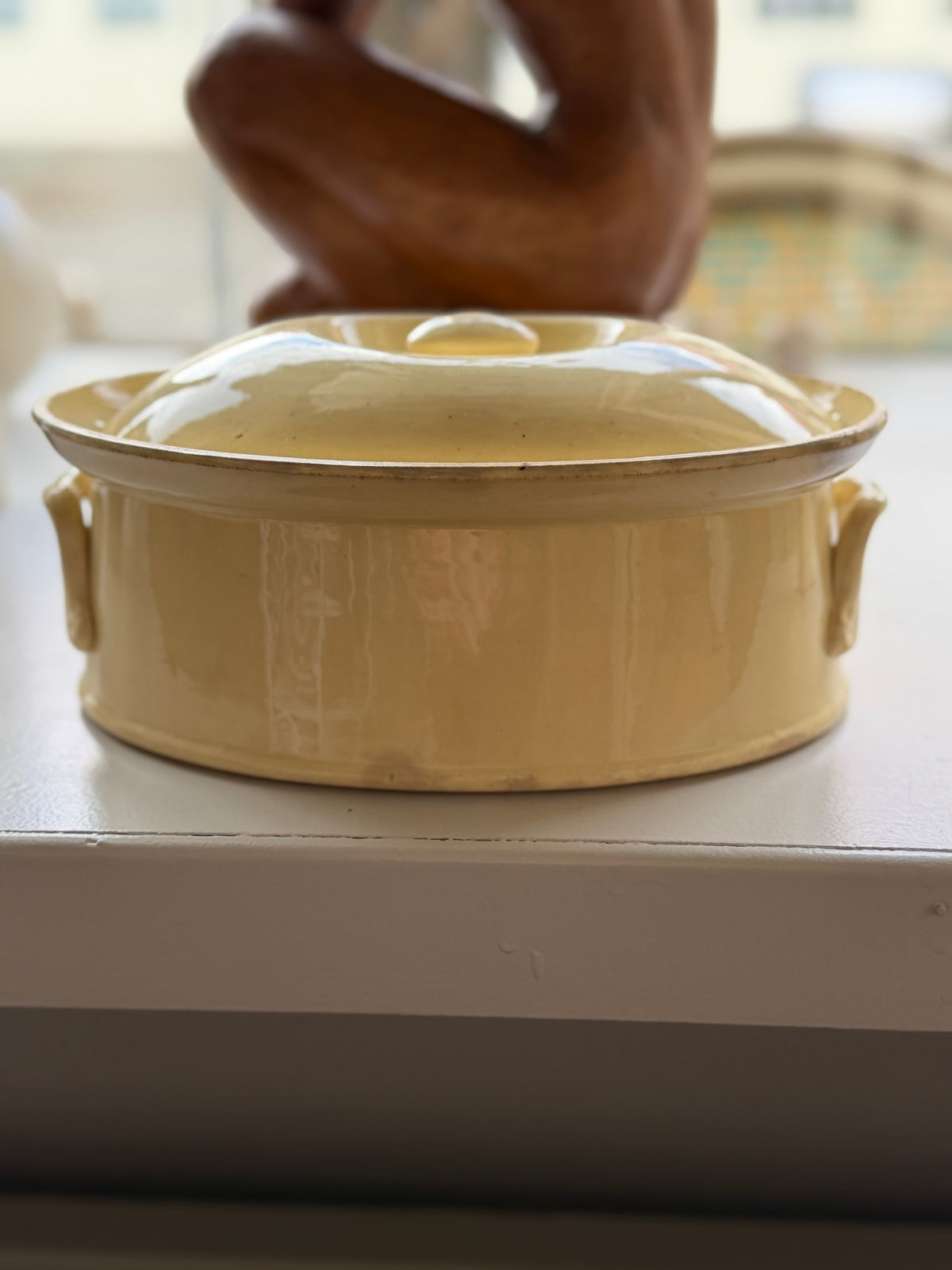 Fransk vintage terrine med låg