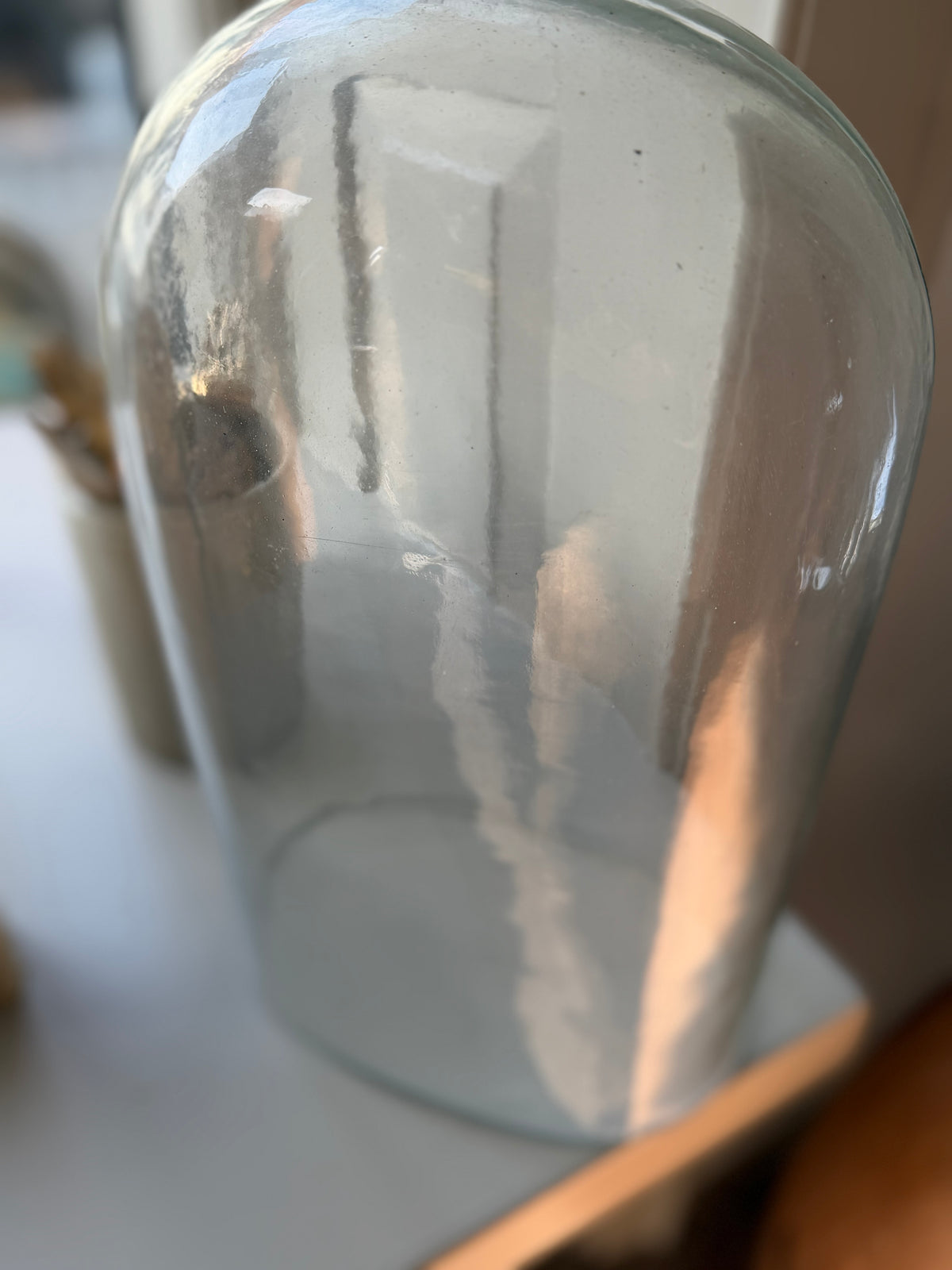 Fransk vintage glaskuppel