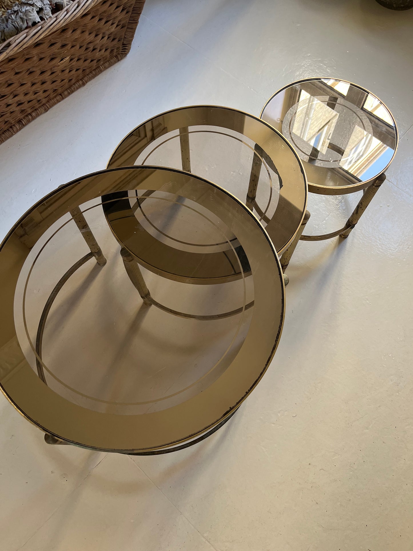 Art deco glasbord