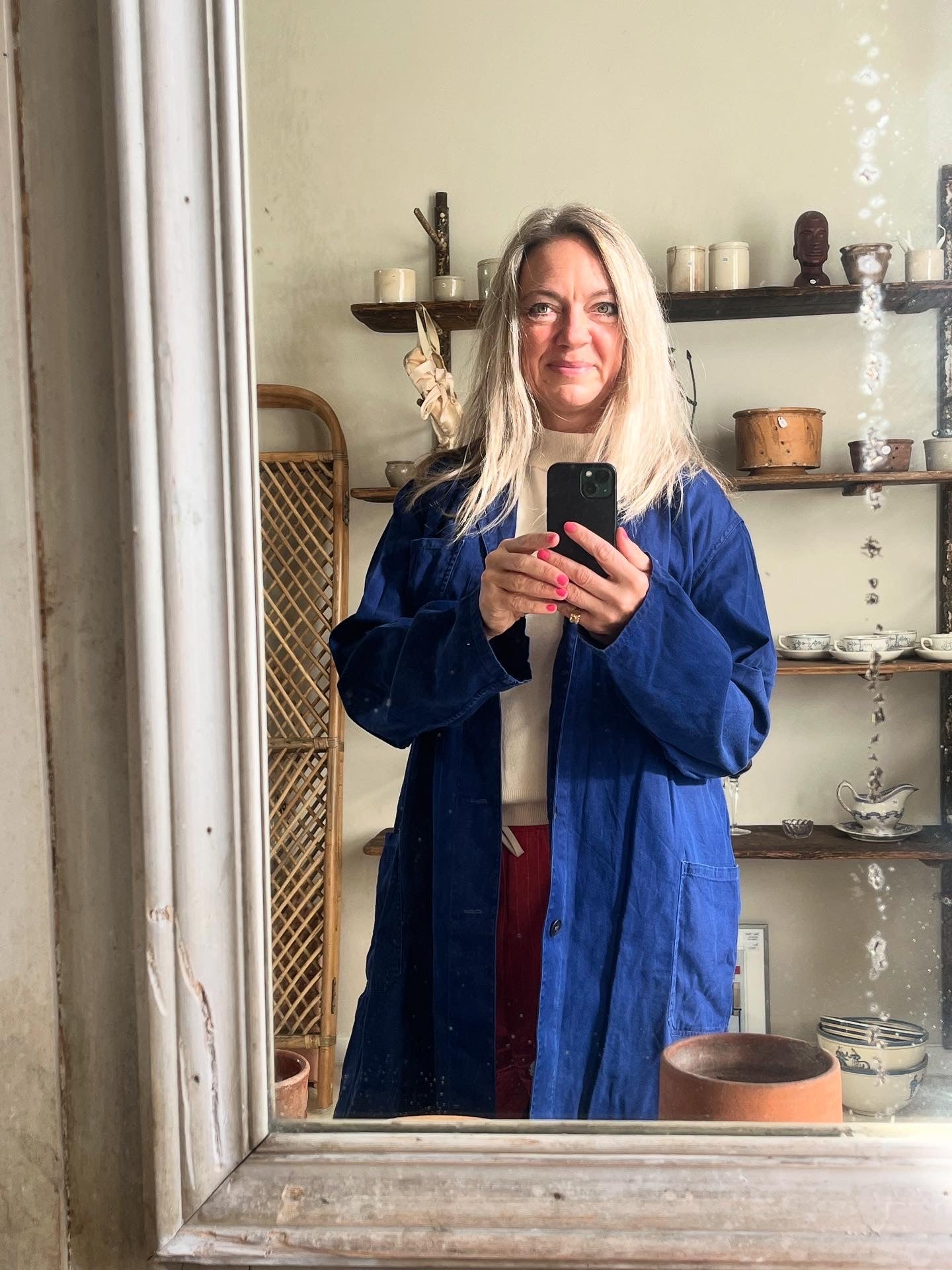 Fransk vintage arbejdsjakke