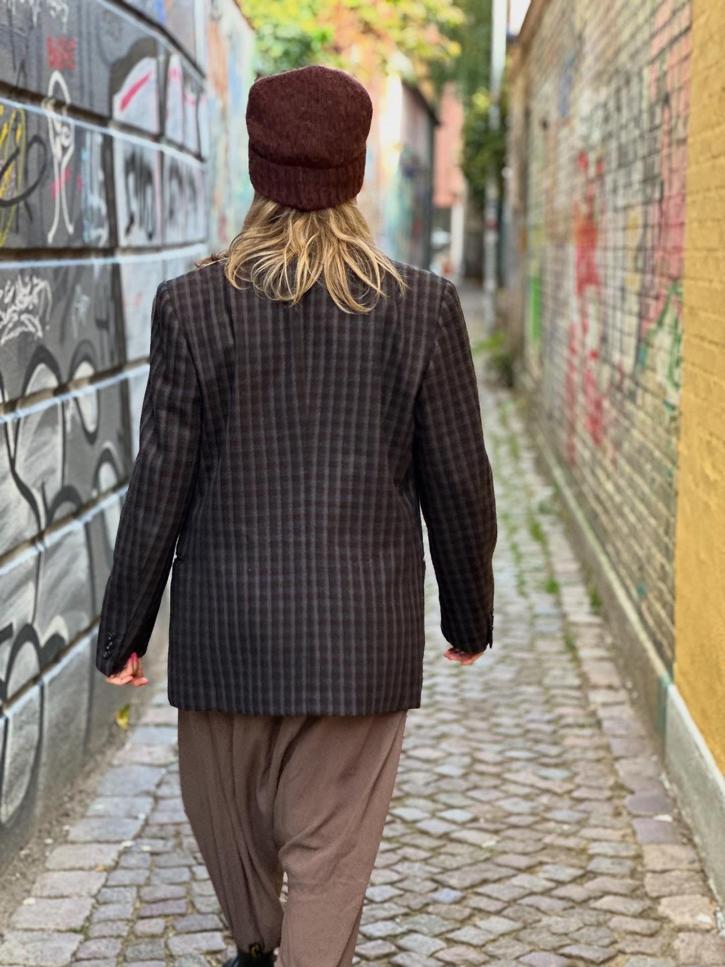 Fra Paris: vintage blazer i uld.