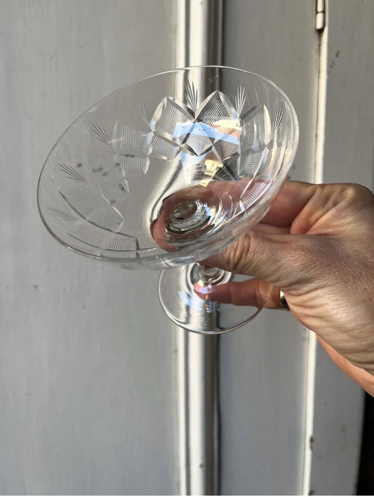 Vintage champagneskåle