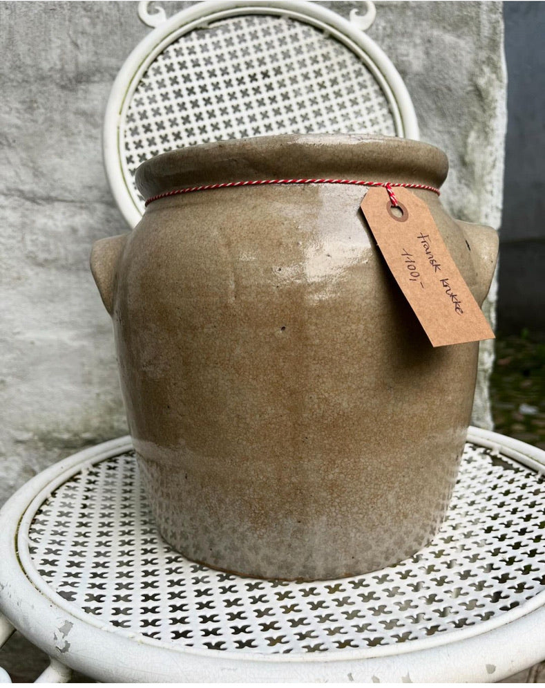 Fransk vintage syltekrukke