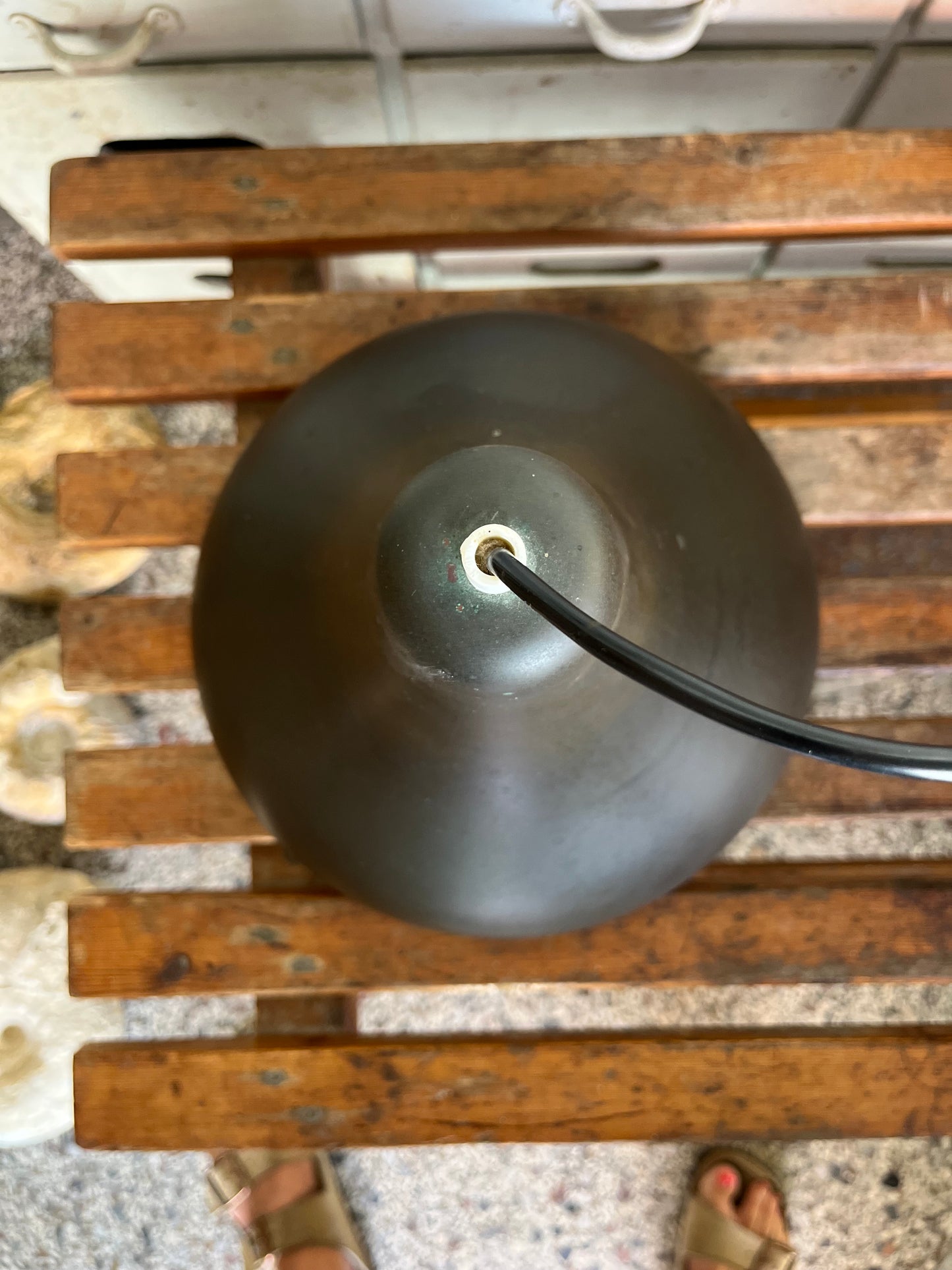 Kegleformet lampe