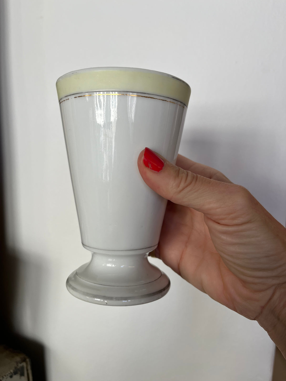 Fransk vintage mazagran krus