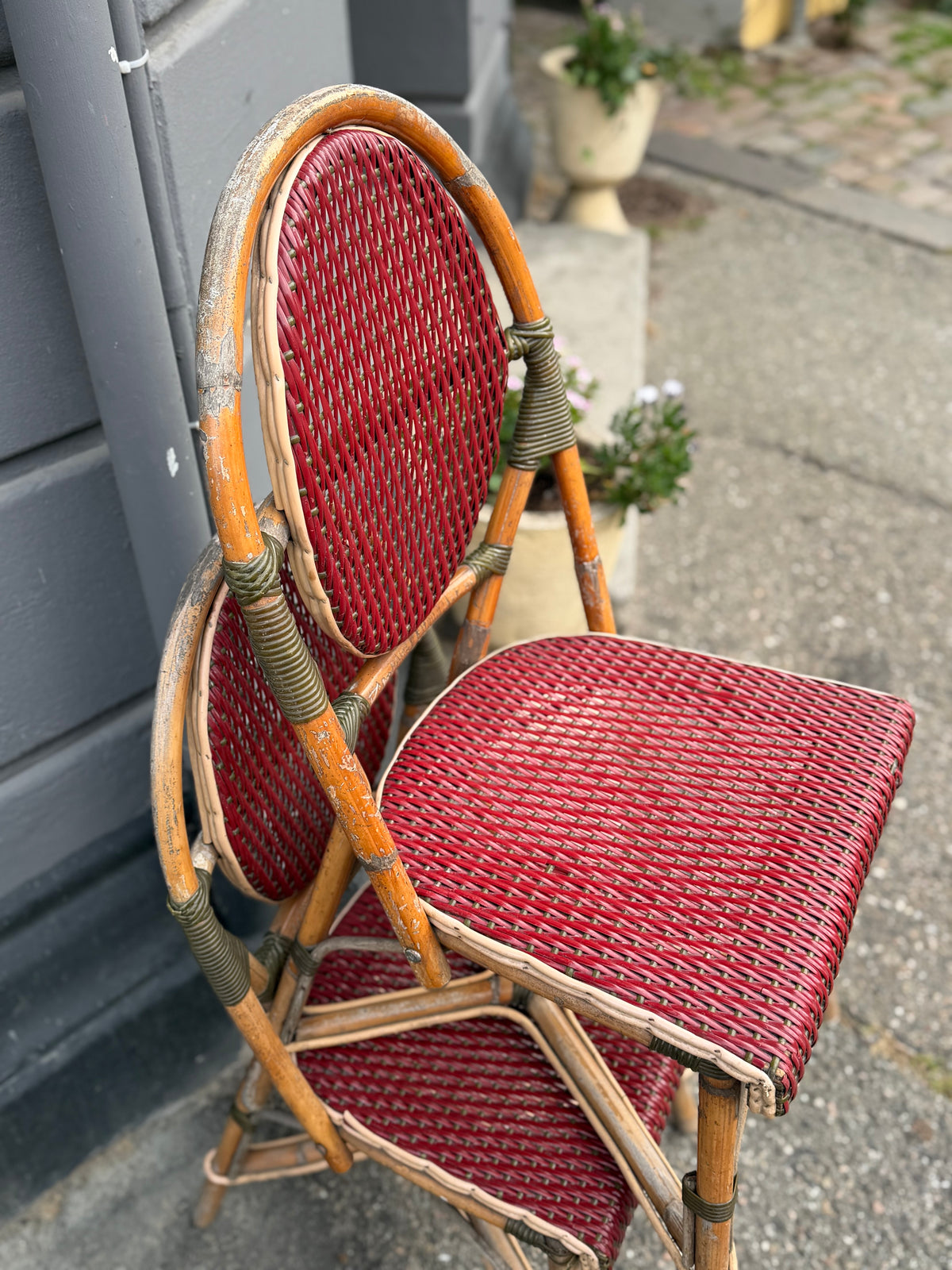 Franske vintage bistrostole