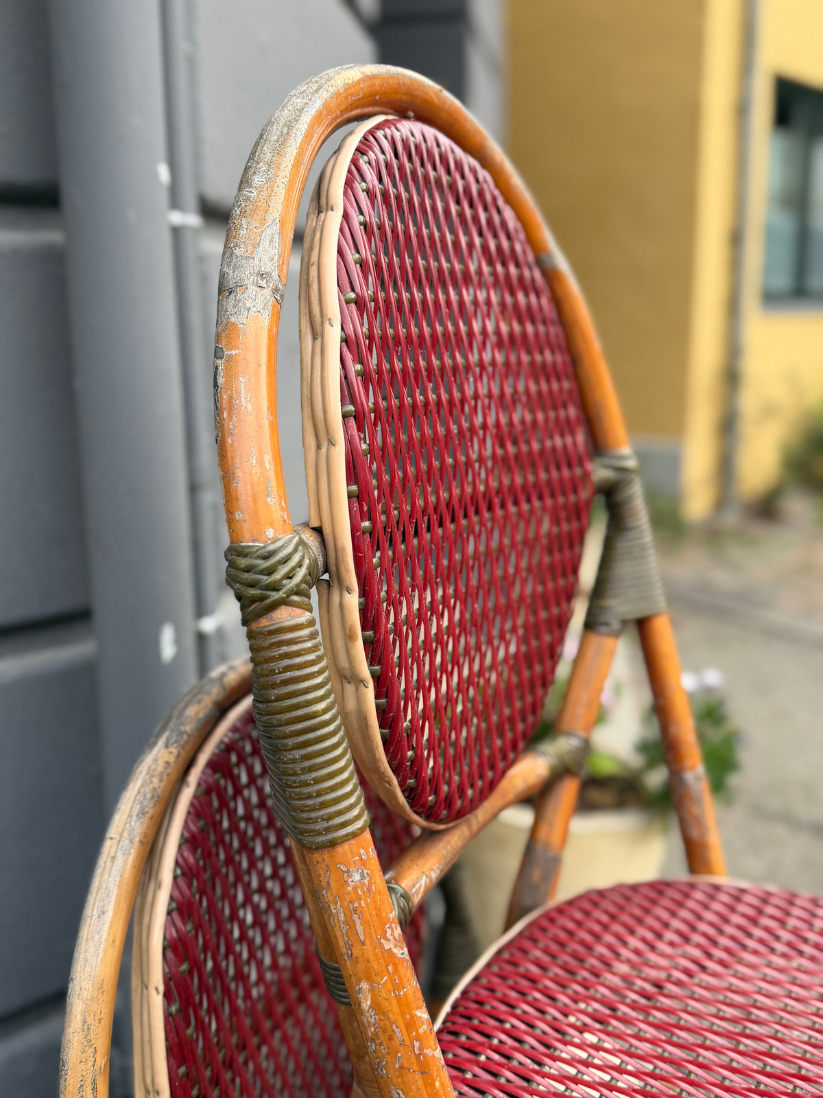 Franske vintage bistrostole