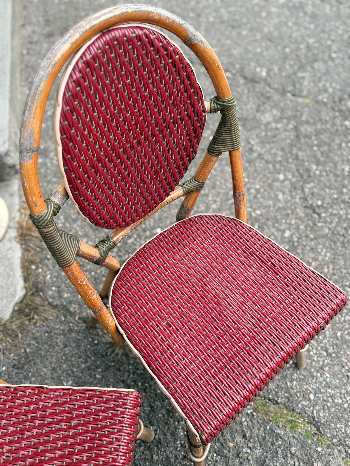 Franske vintage bistrostole