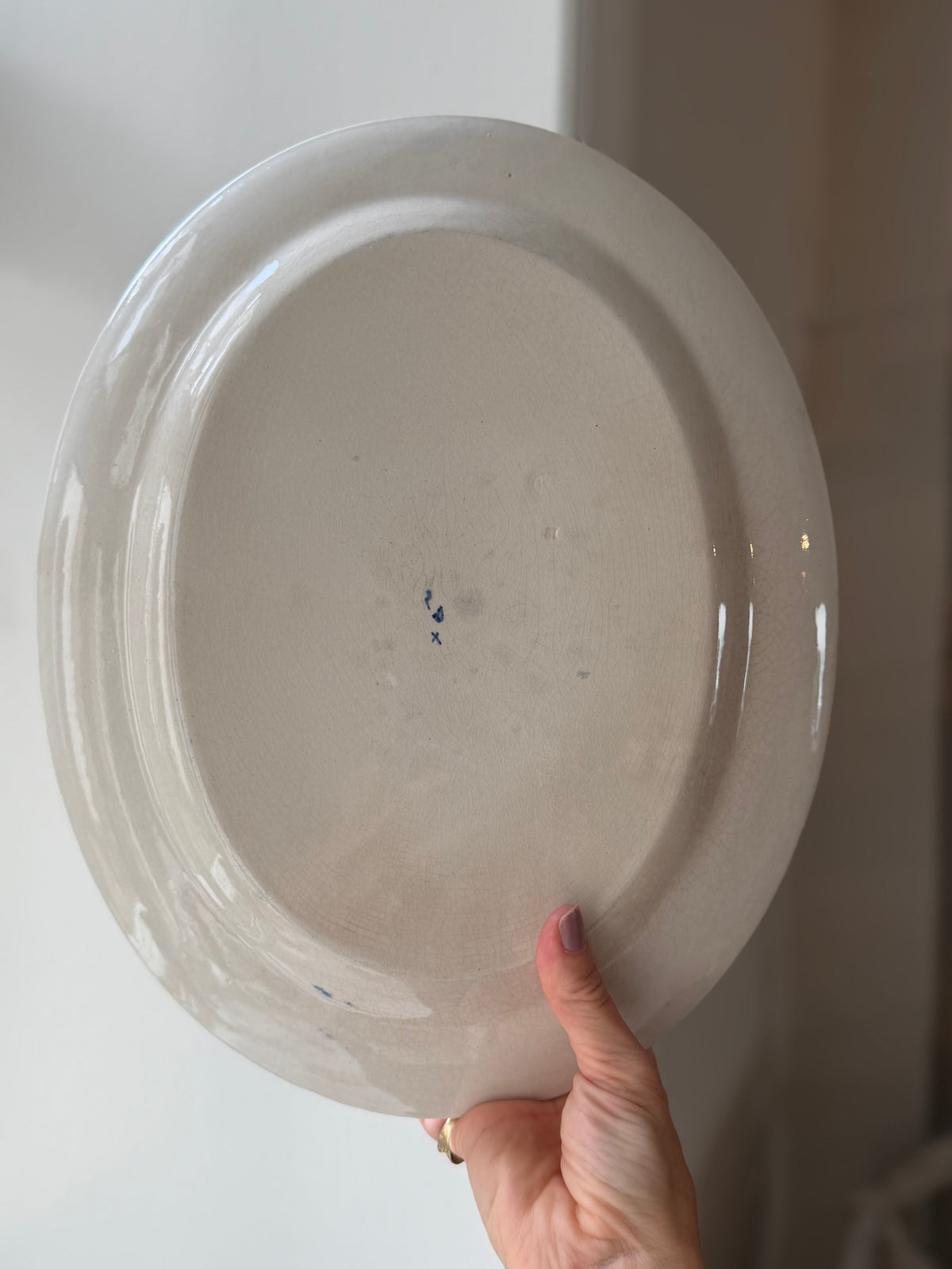 Serveringsfad med Mussel-mønster