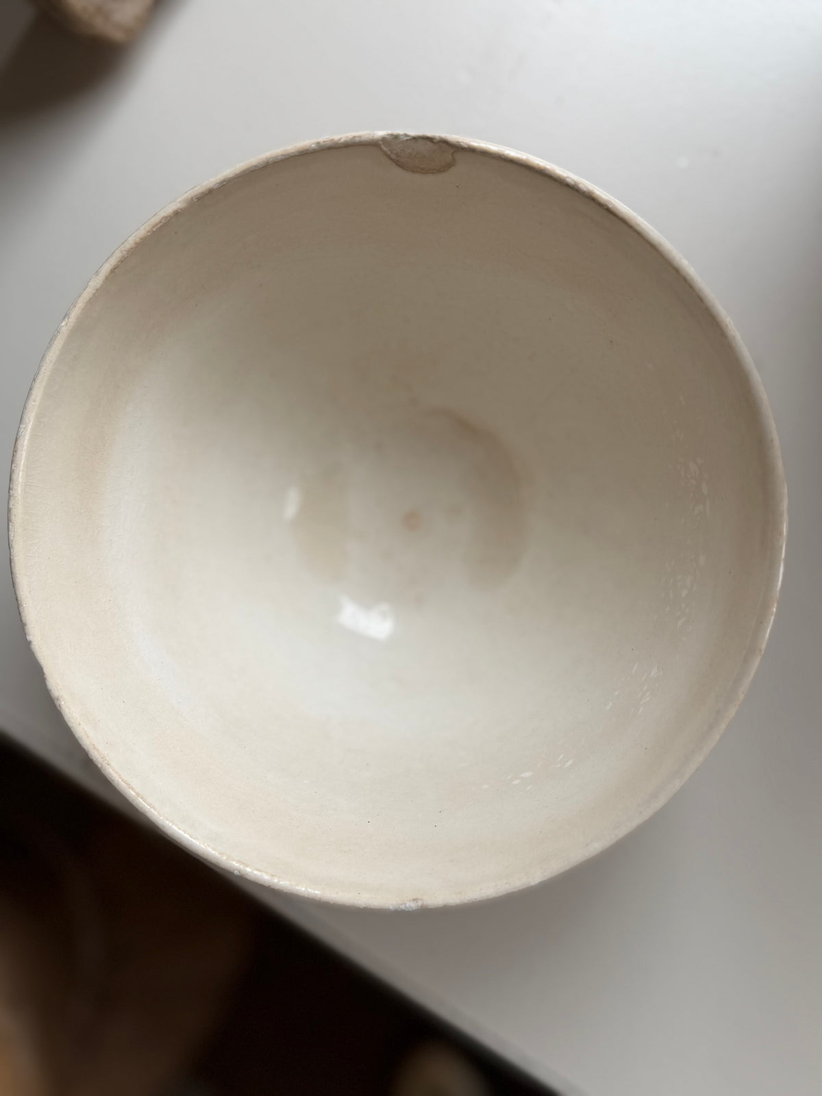Smuk fransk cafe au lait-skål