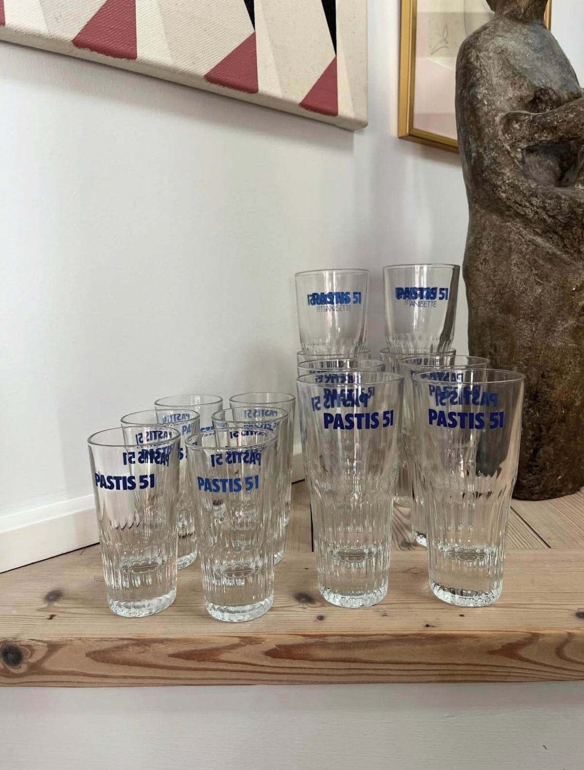 Franske pastis-glas