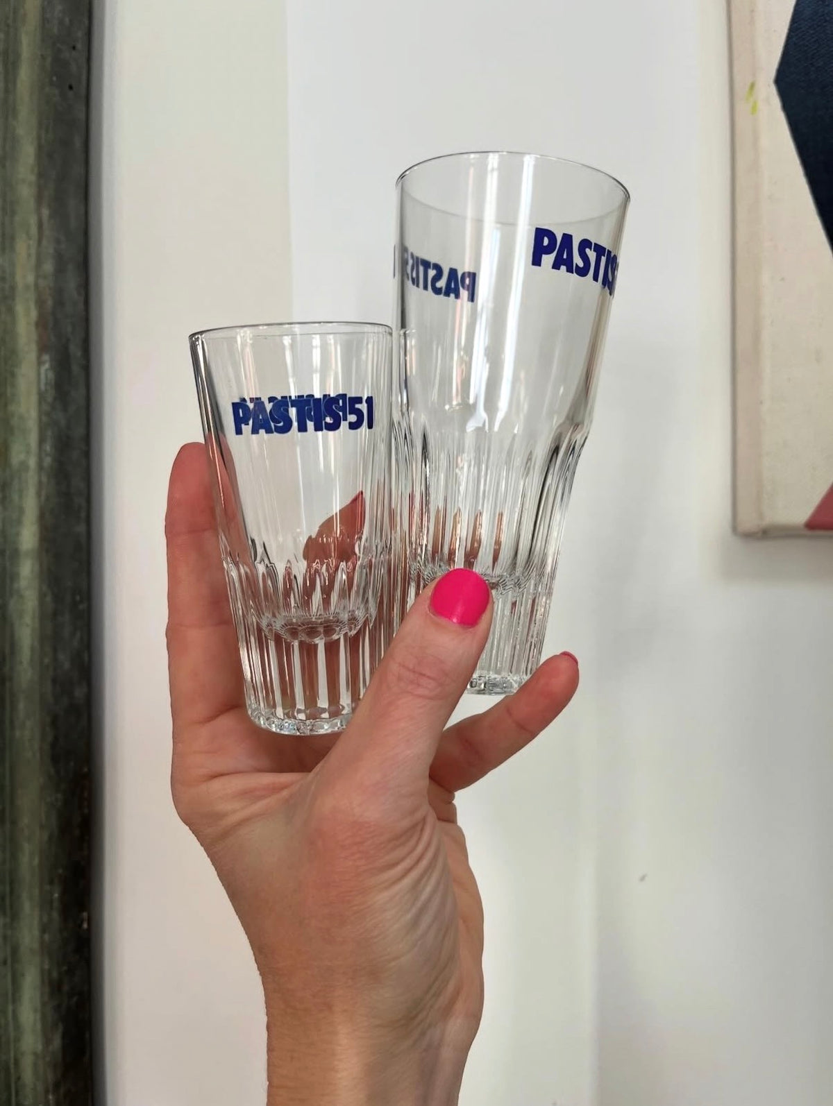 Franske pastis-glas