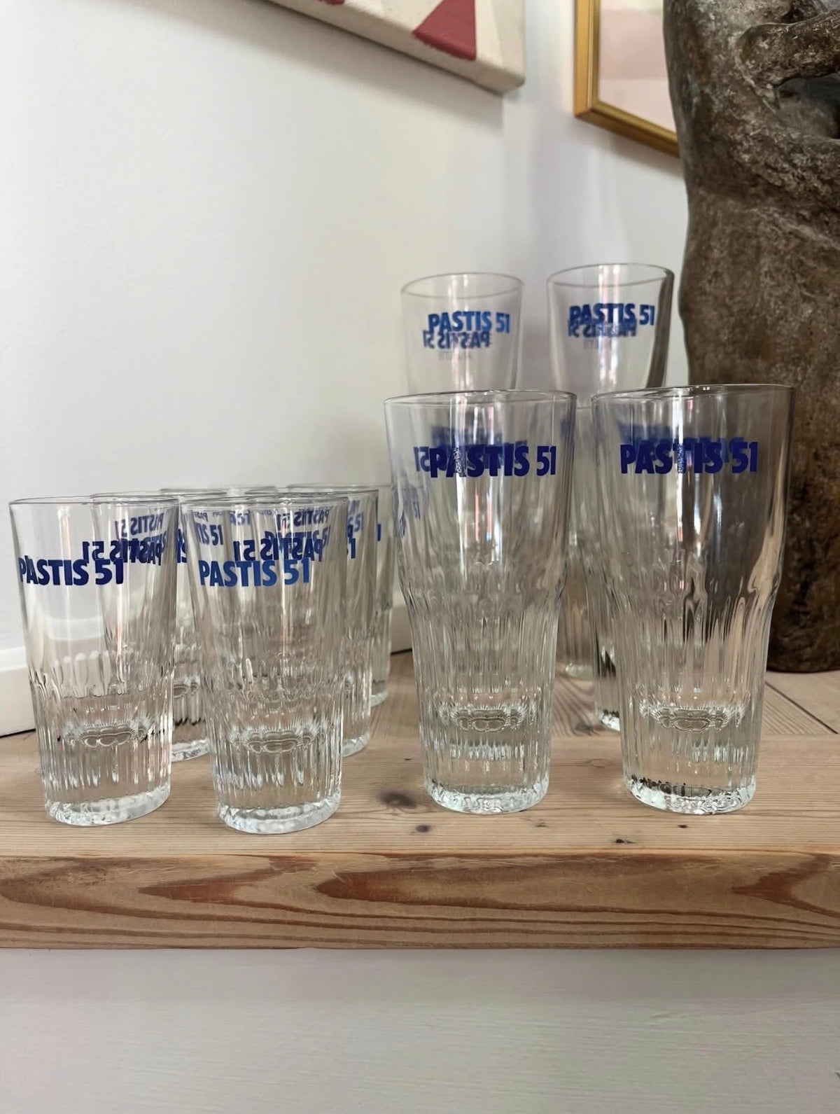 Franske pastis-glas