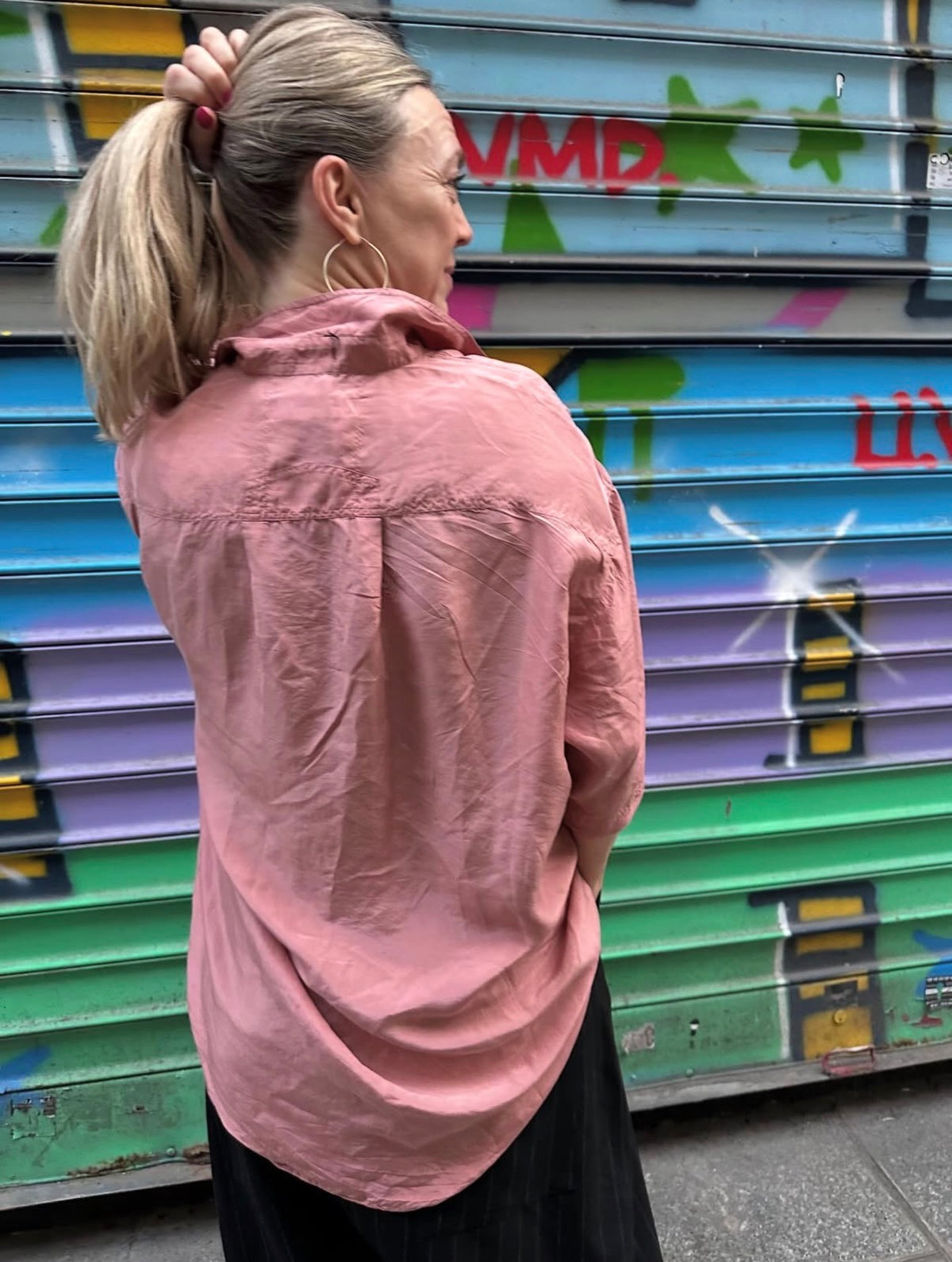 Smuk silkeskjorte fra Paris