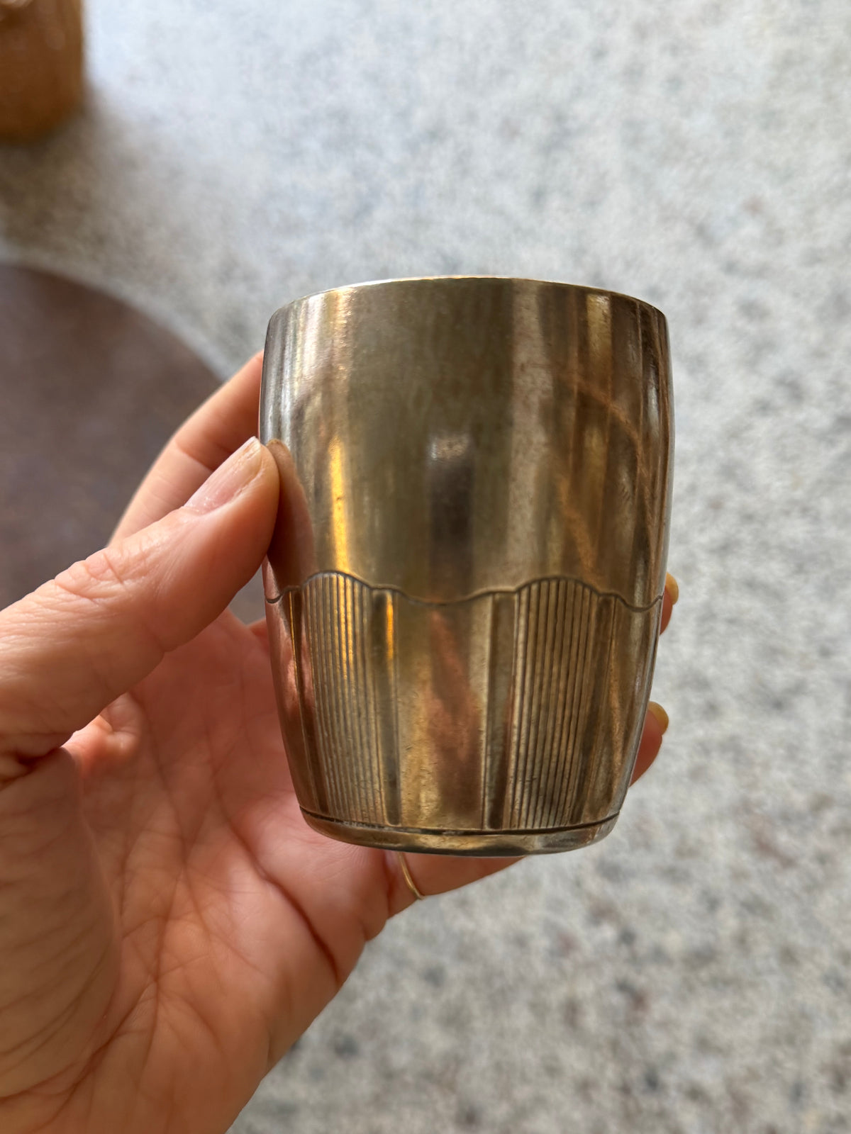Franske vintage sølvkrus