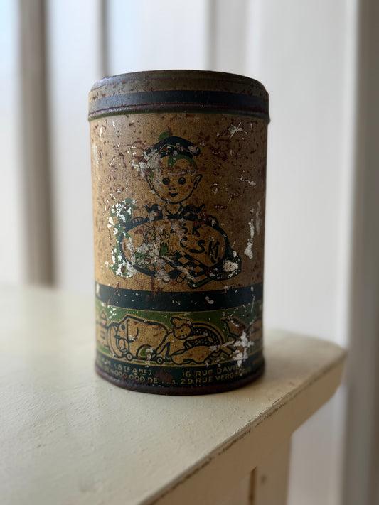 Fransk vintage metaldåse