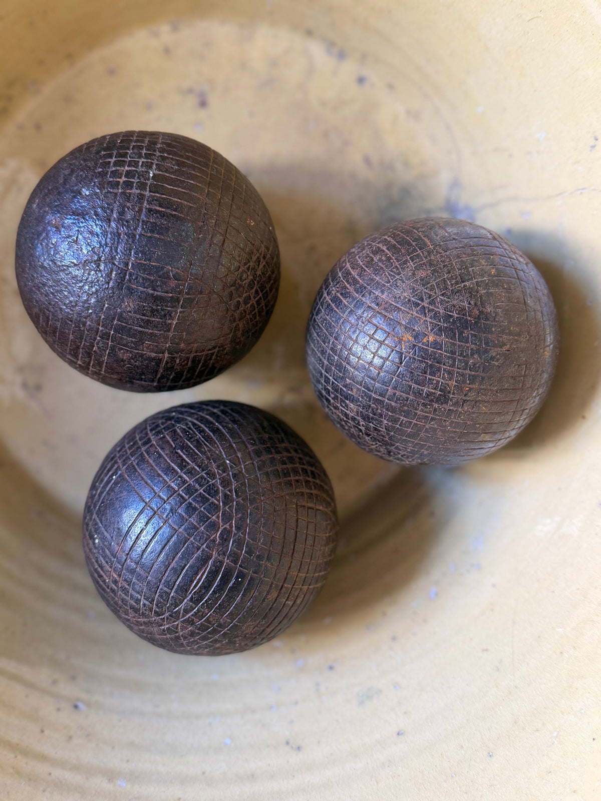 Franske vintage boules kugler