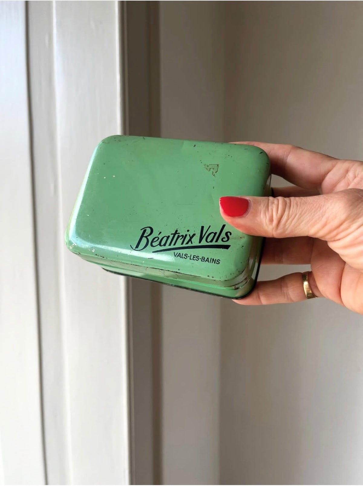Fransk vintage metalæske