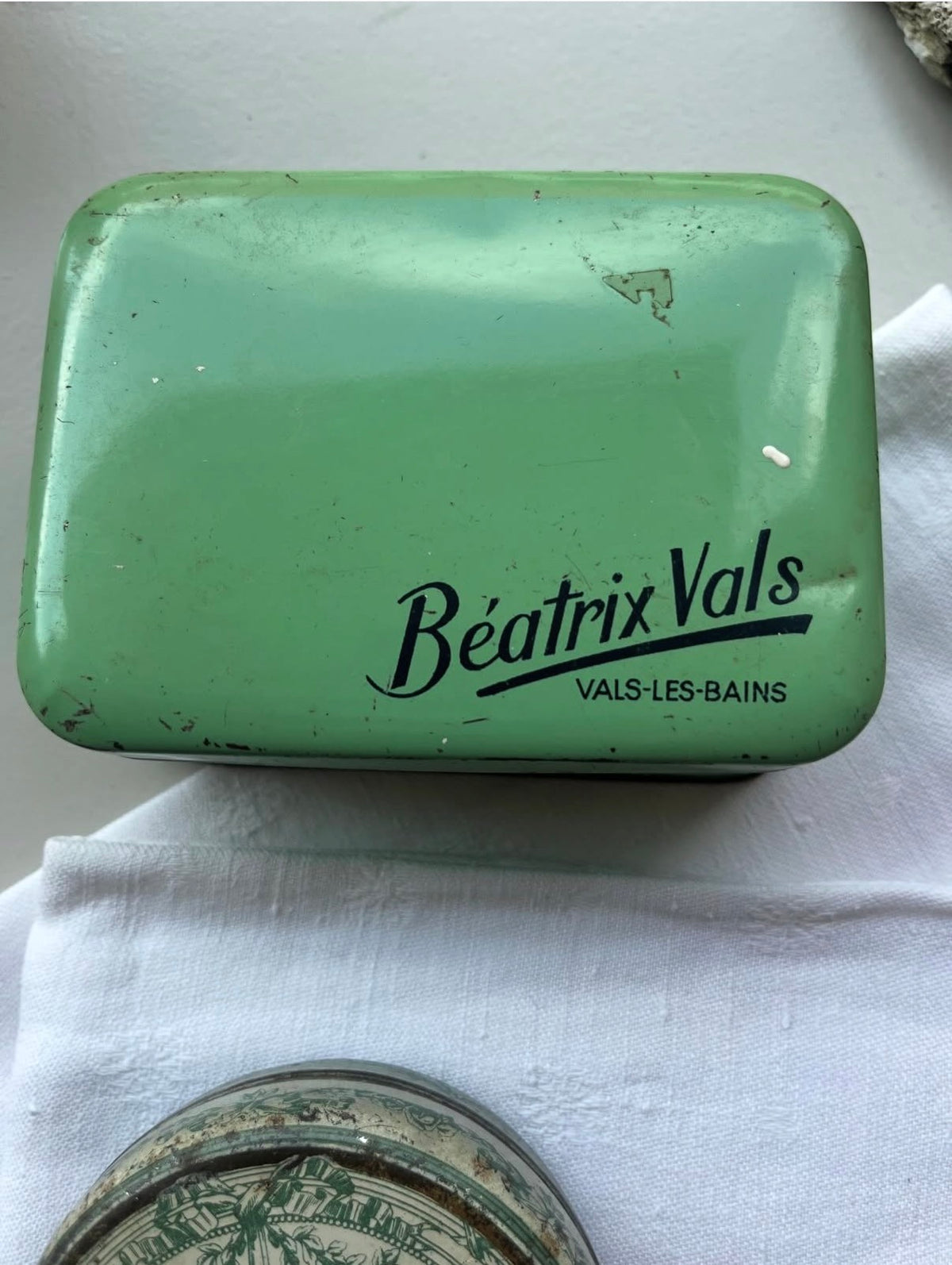 Fransk vintage metalæske