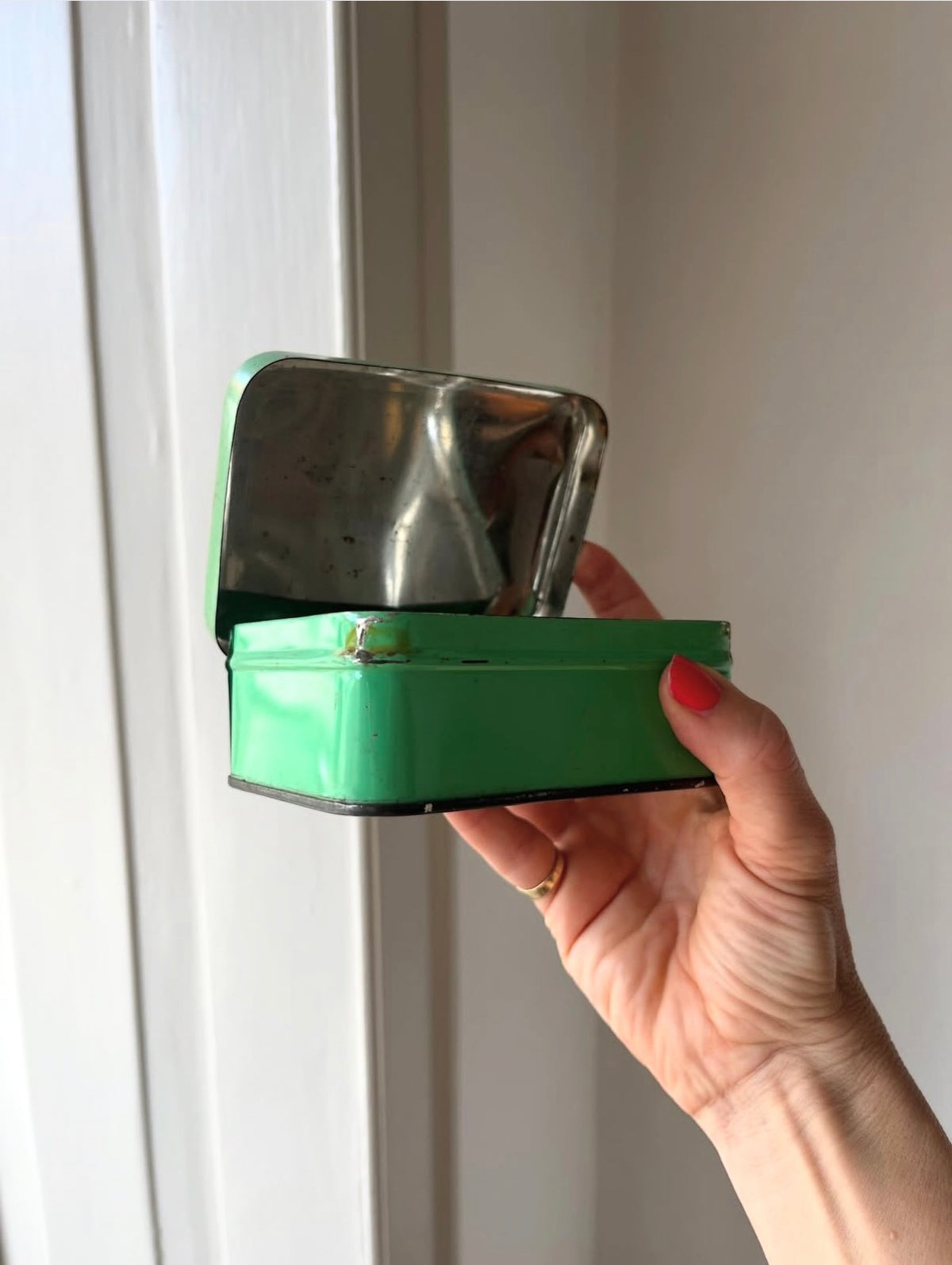 Fransk vintage metalæske