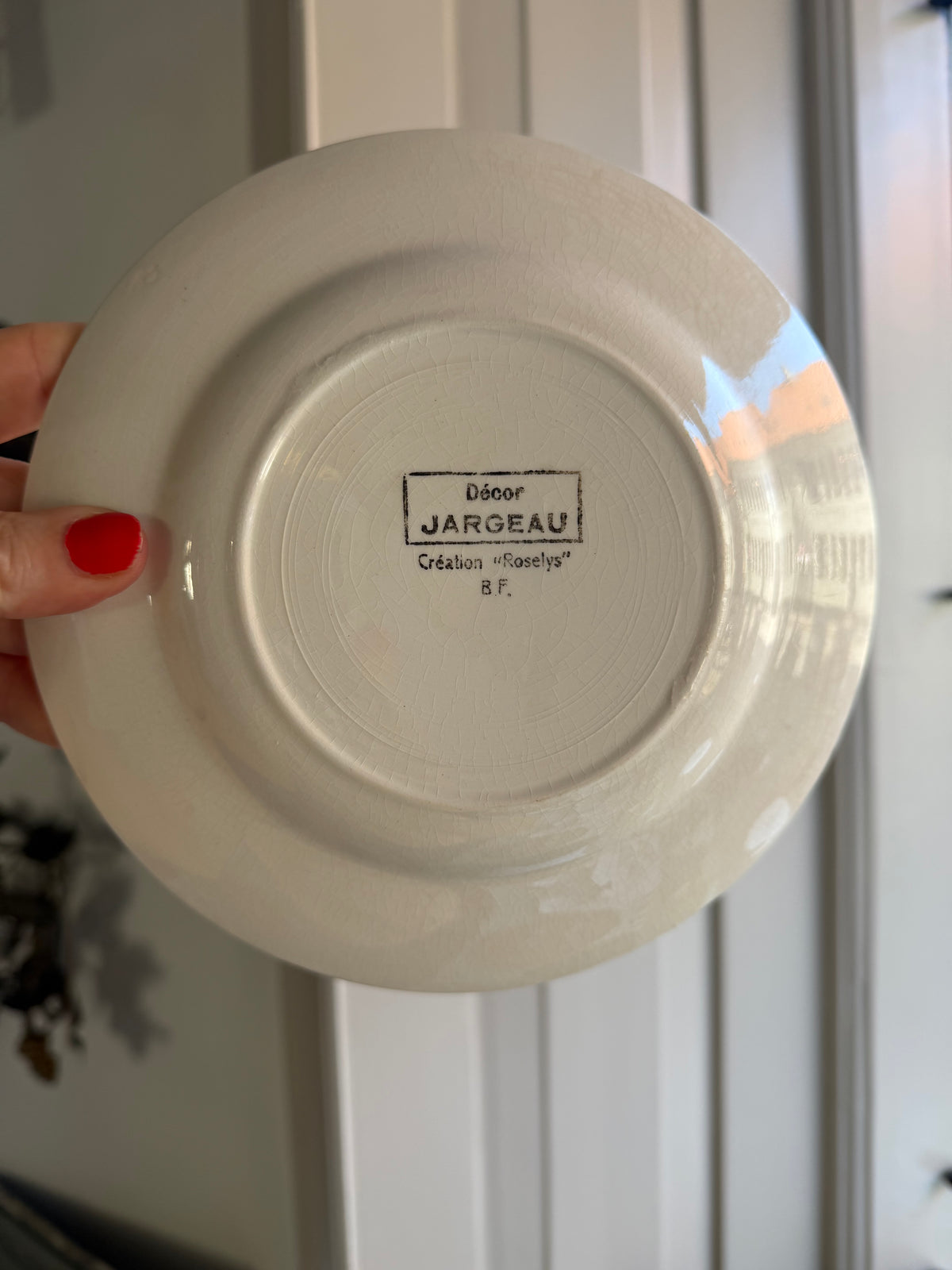 Franske vintage desserttallerkner