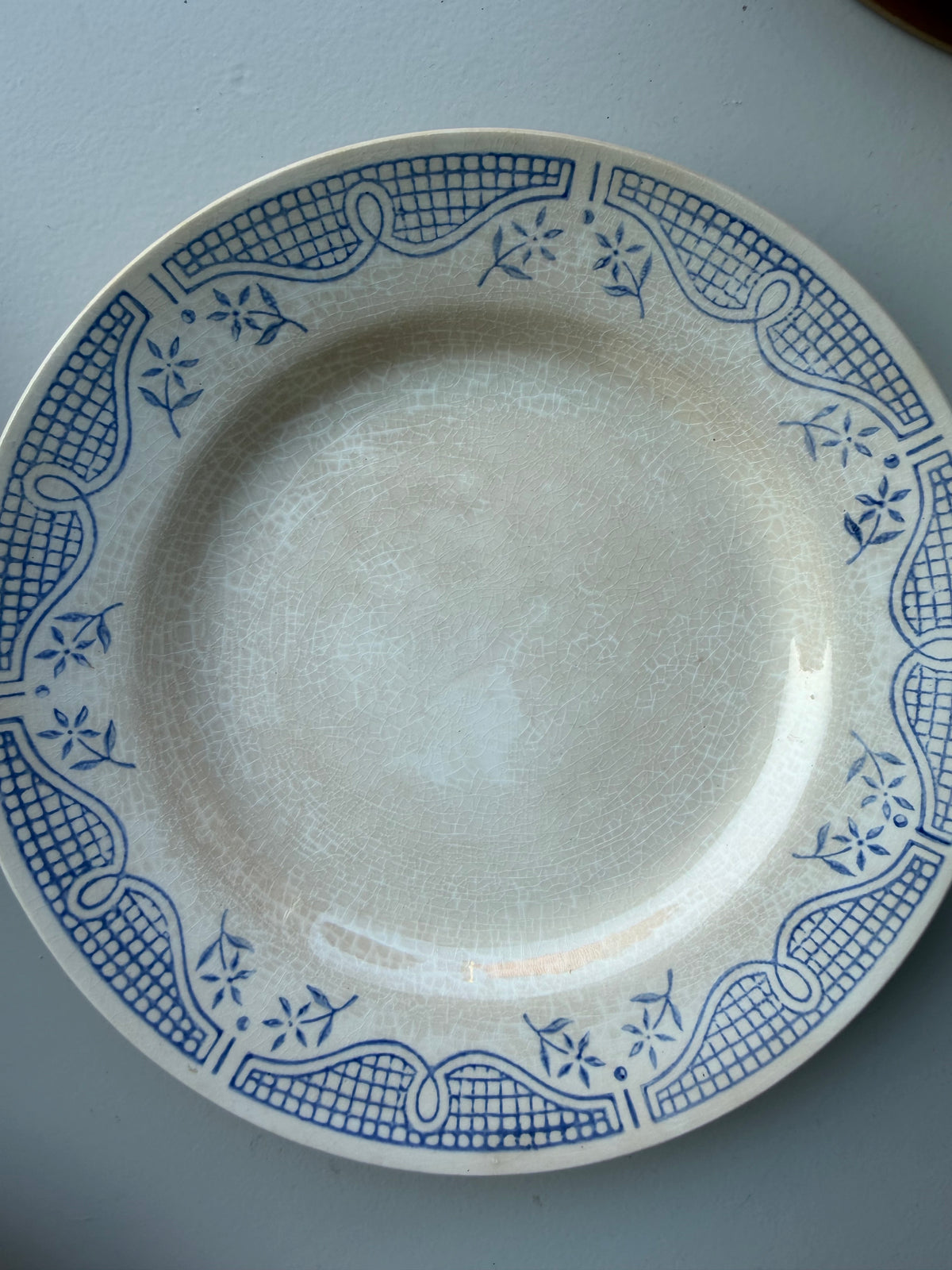 Franske vintage desserttallerkner