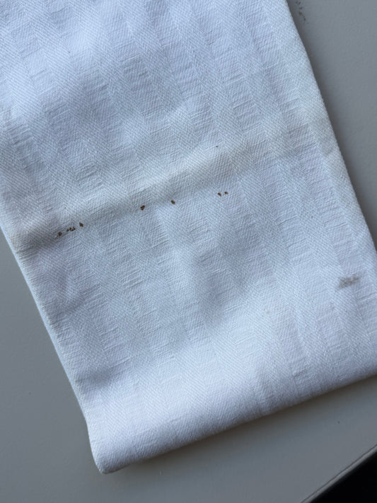 Fransk vintage viskestykke med monogram