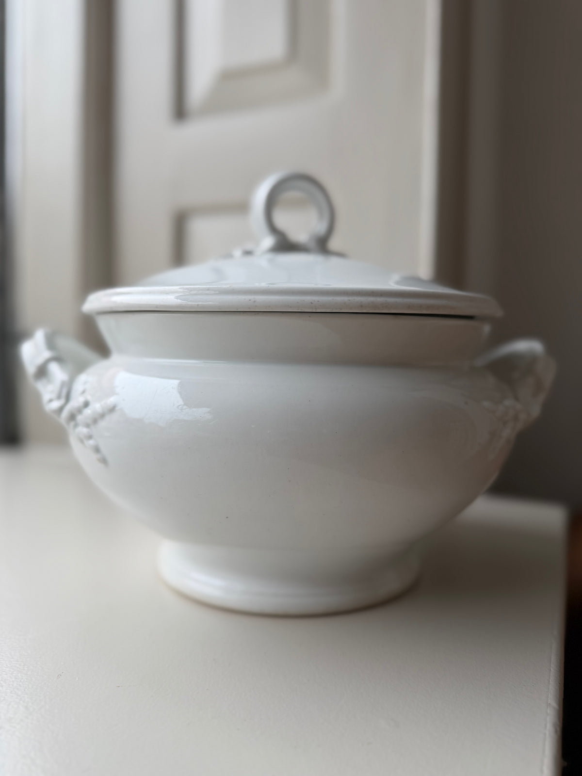 Stor fransk vintage suppeterrin