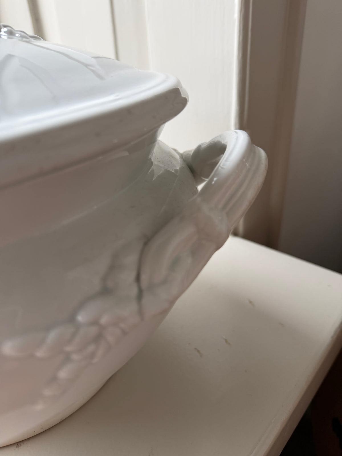 Stor fransk vintage suppeterrin