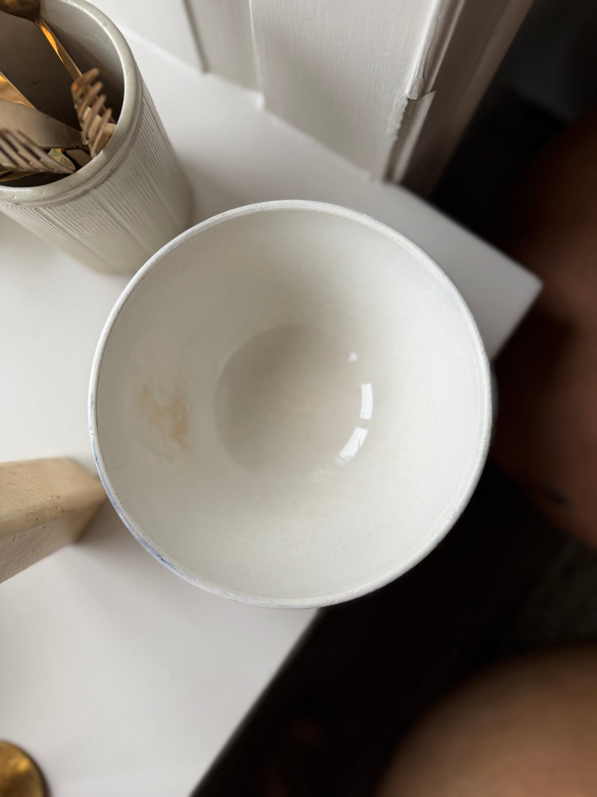 Kæmpestor fransk cafe-au-lait-skål
