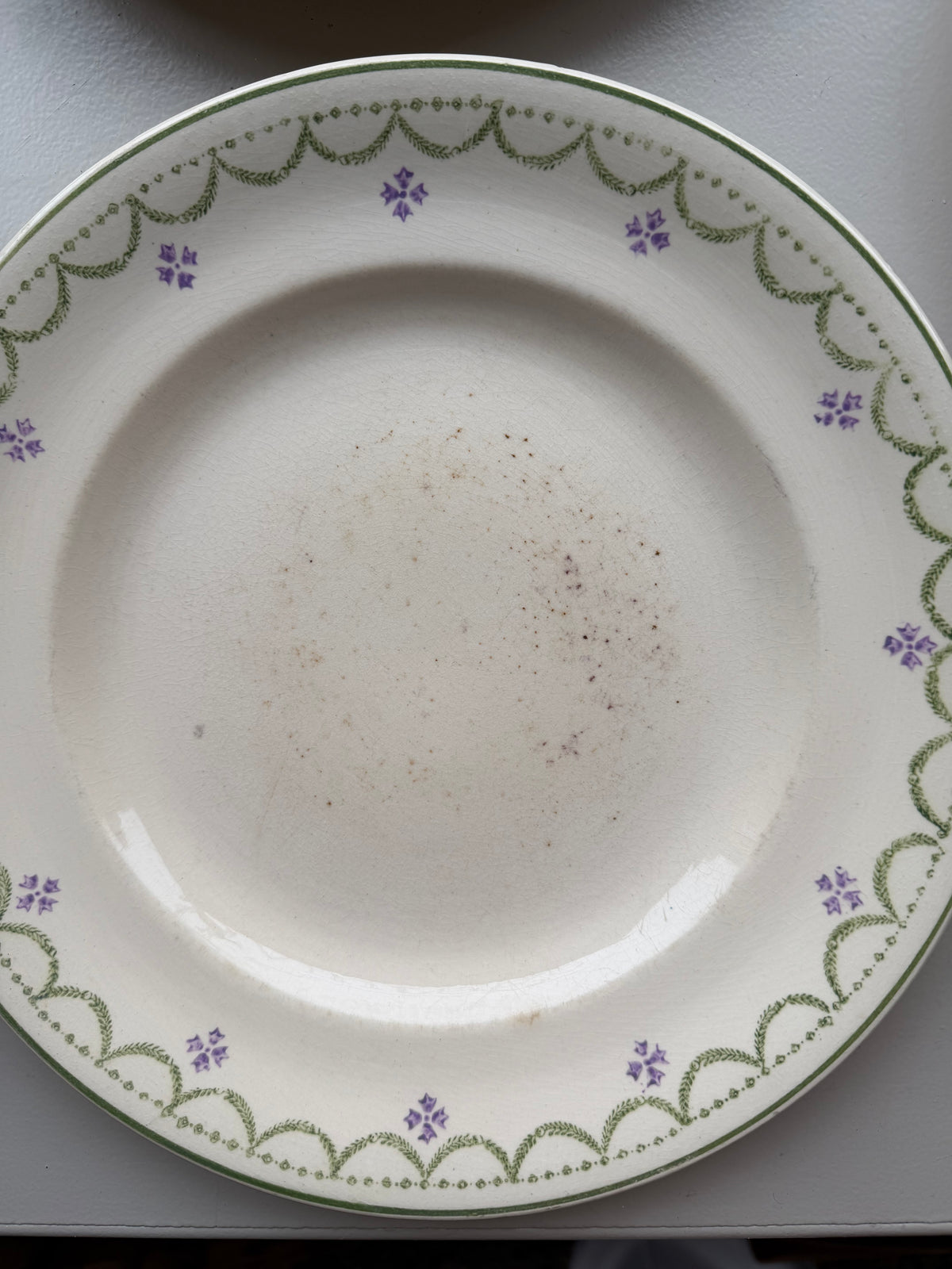 Franske vintage middagstallerkner