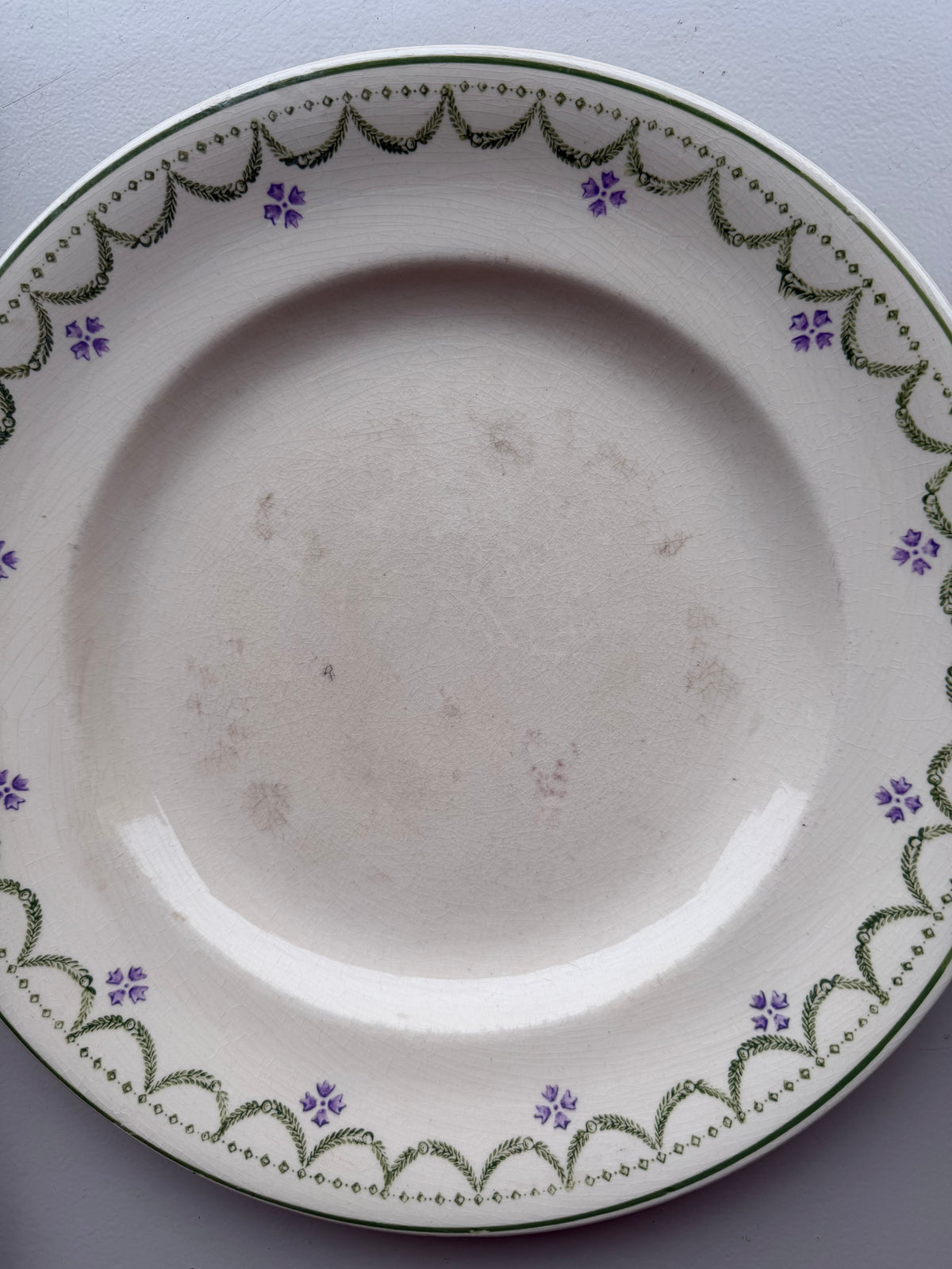 Franske vintage middagstallerkner