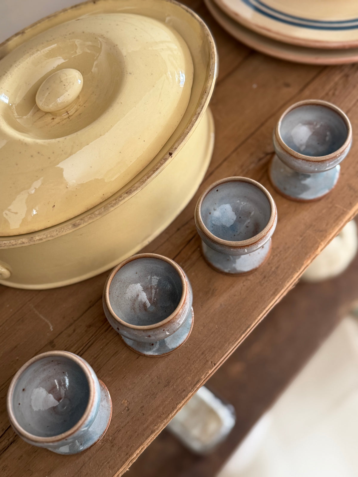 Fransk vintage terrine med låg