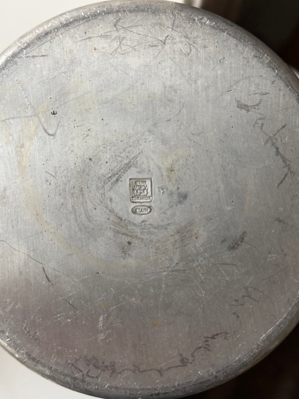 Fransk vintage vinkøler i tin – Original Les Étains du Manoir
