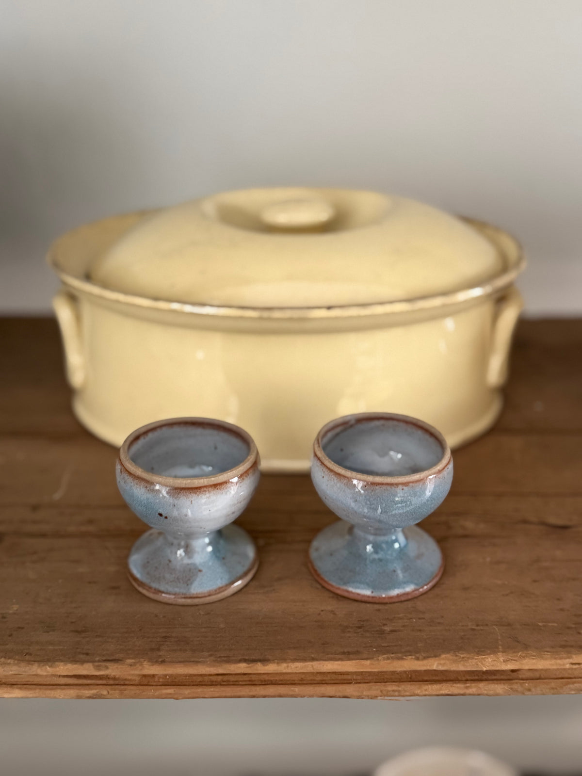 Fransk vintage terrine med låg