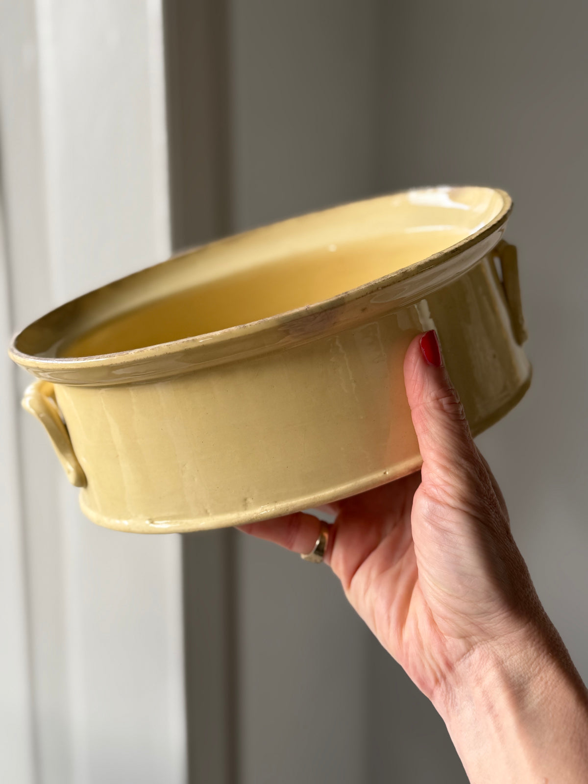 Fransk vintage terrine med låg