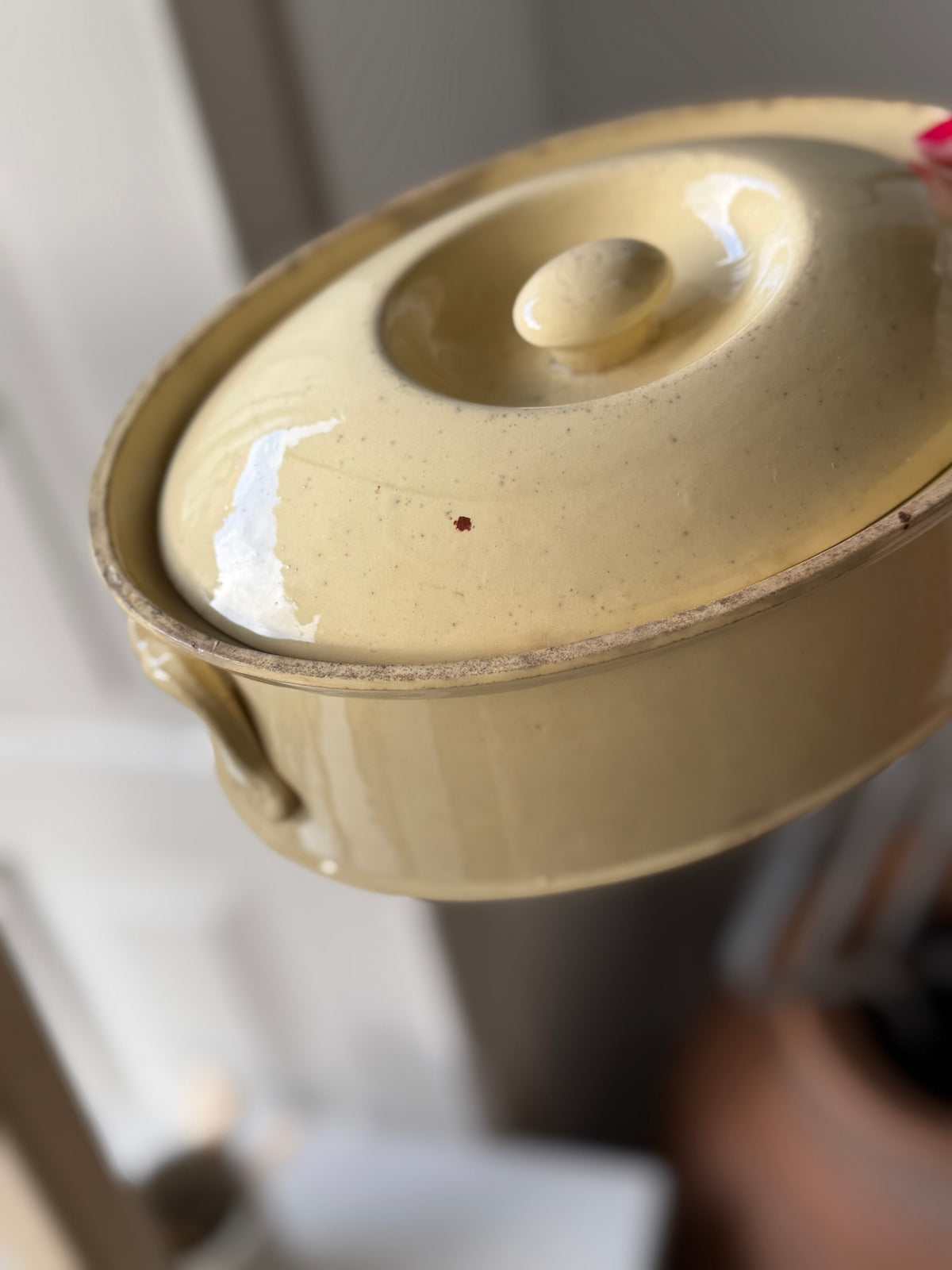Fransk vintage terrine med låg