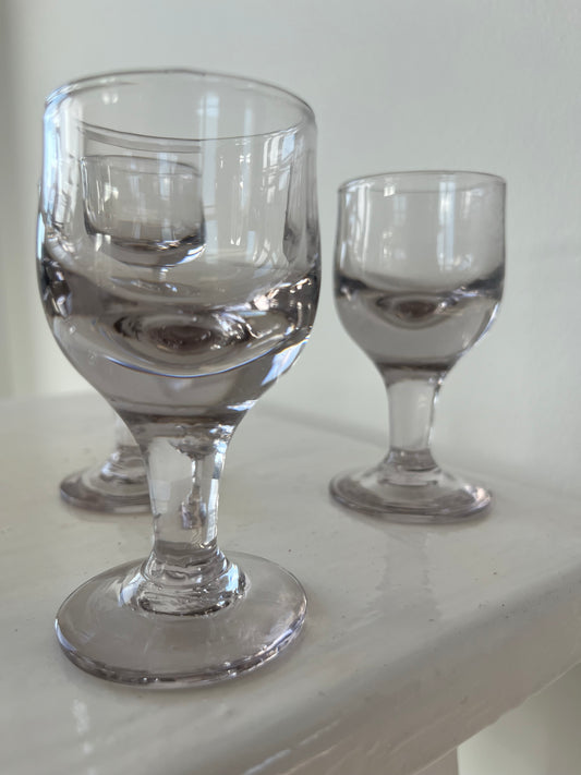 Vintage snapseglas
