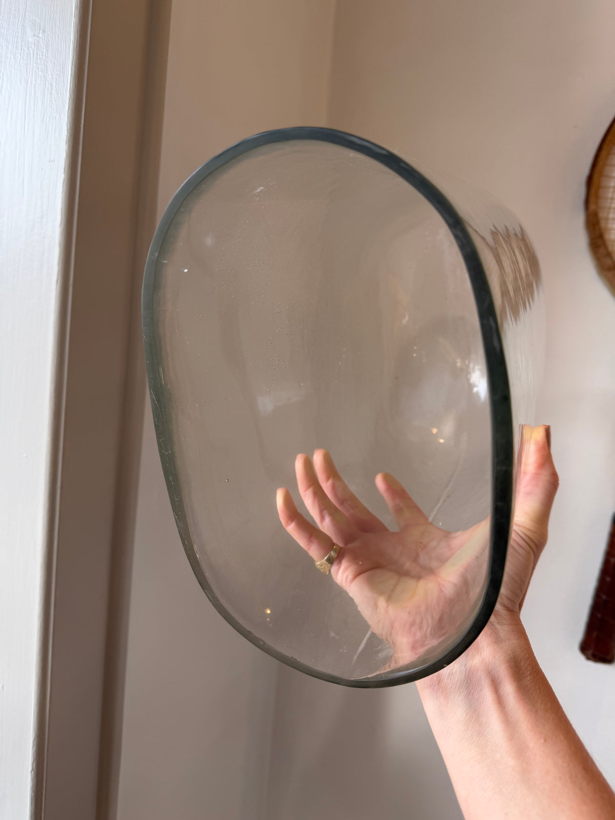 Fransk vintage glaskuppel