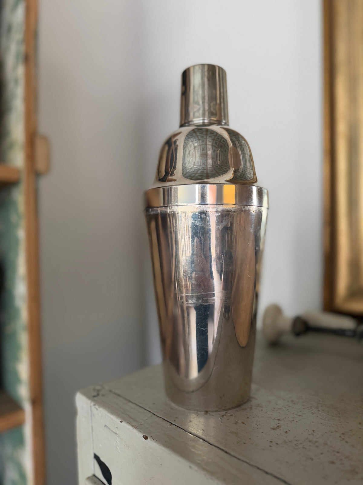 Pletsølv cocktailshaker - 28,5 cm