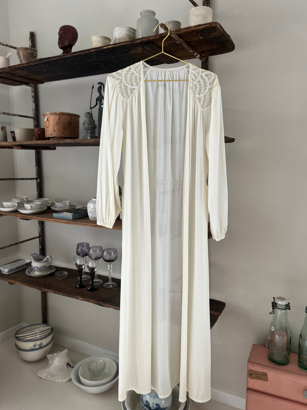 Fransk vintage robe / morgenkåbe