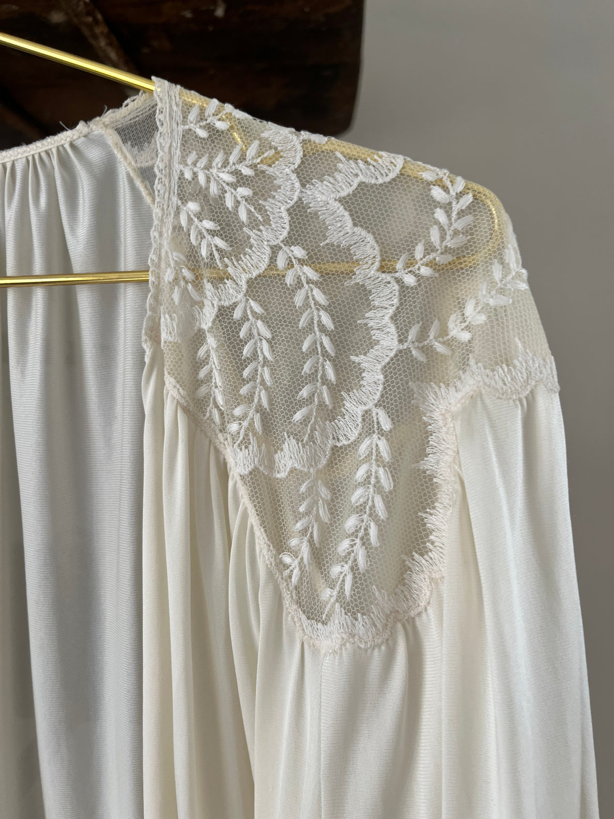 Fransk vintage robe / morgenkåbe