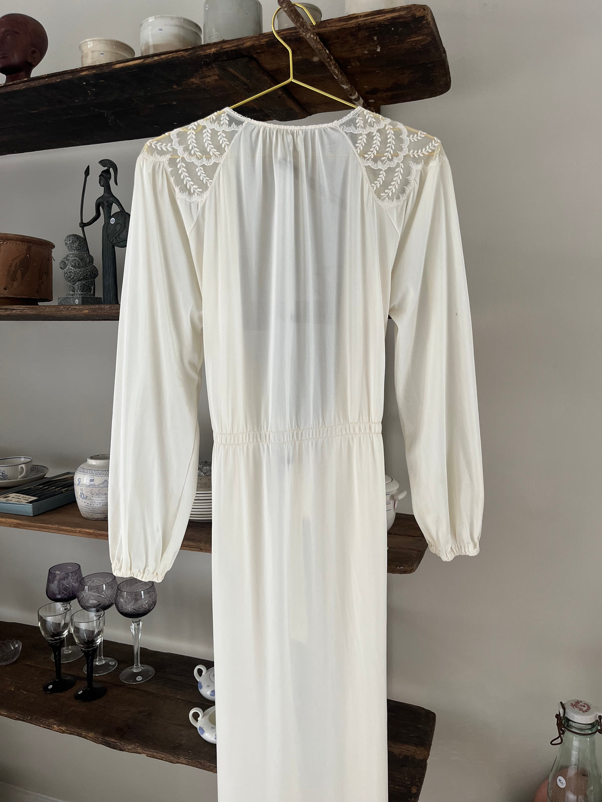 Fransk vintage robe / morgenkåbe
