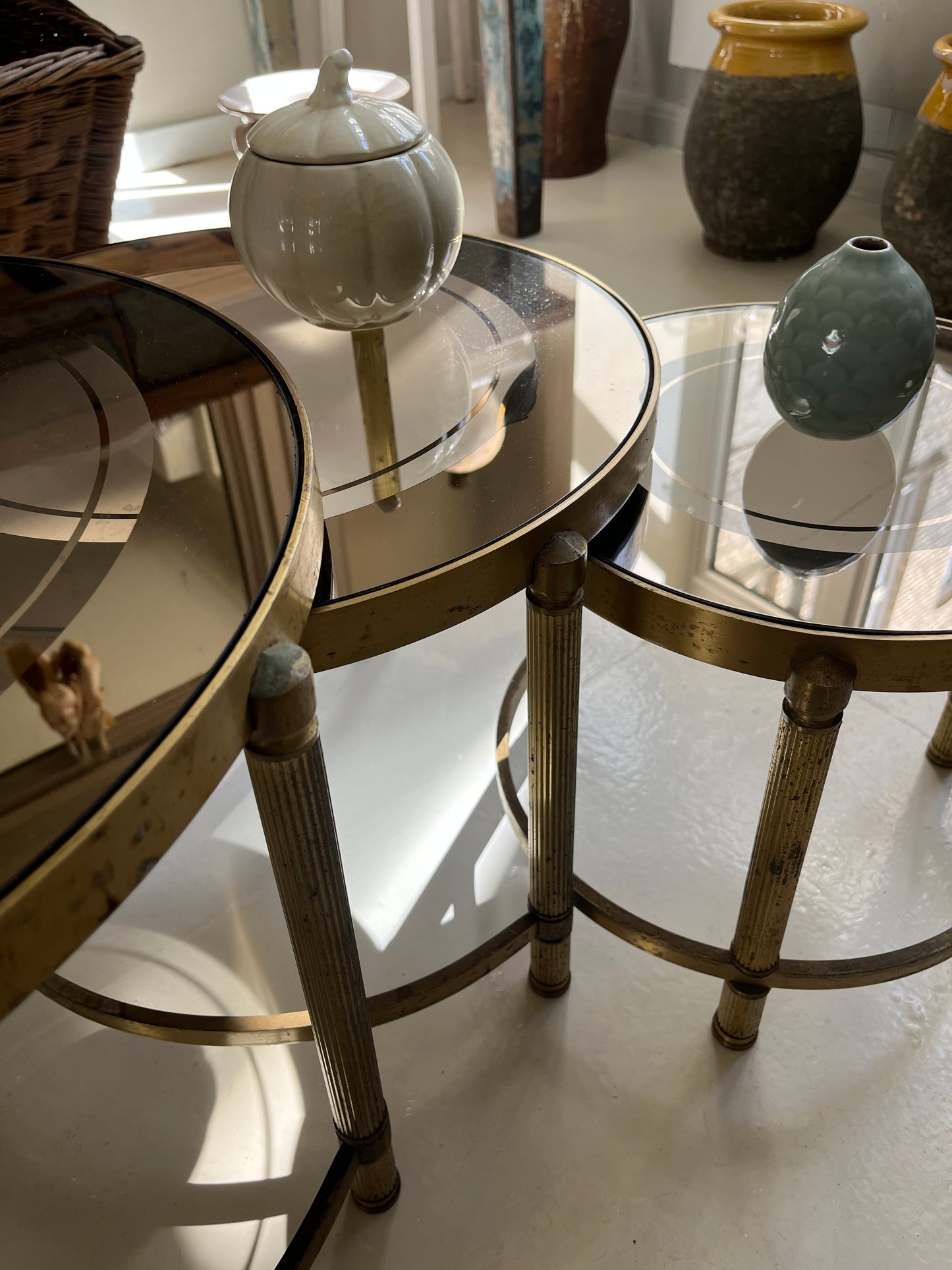 Art deco glasbord
