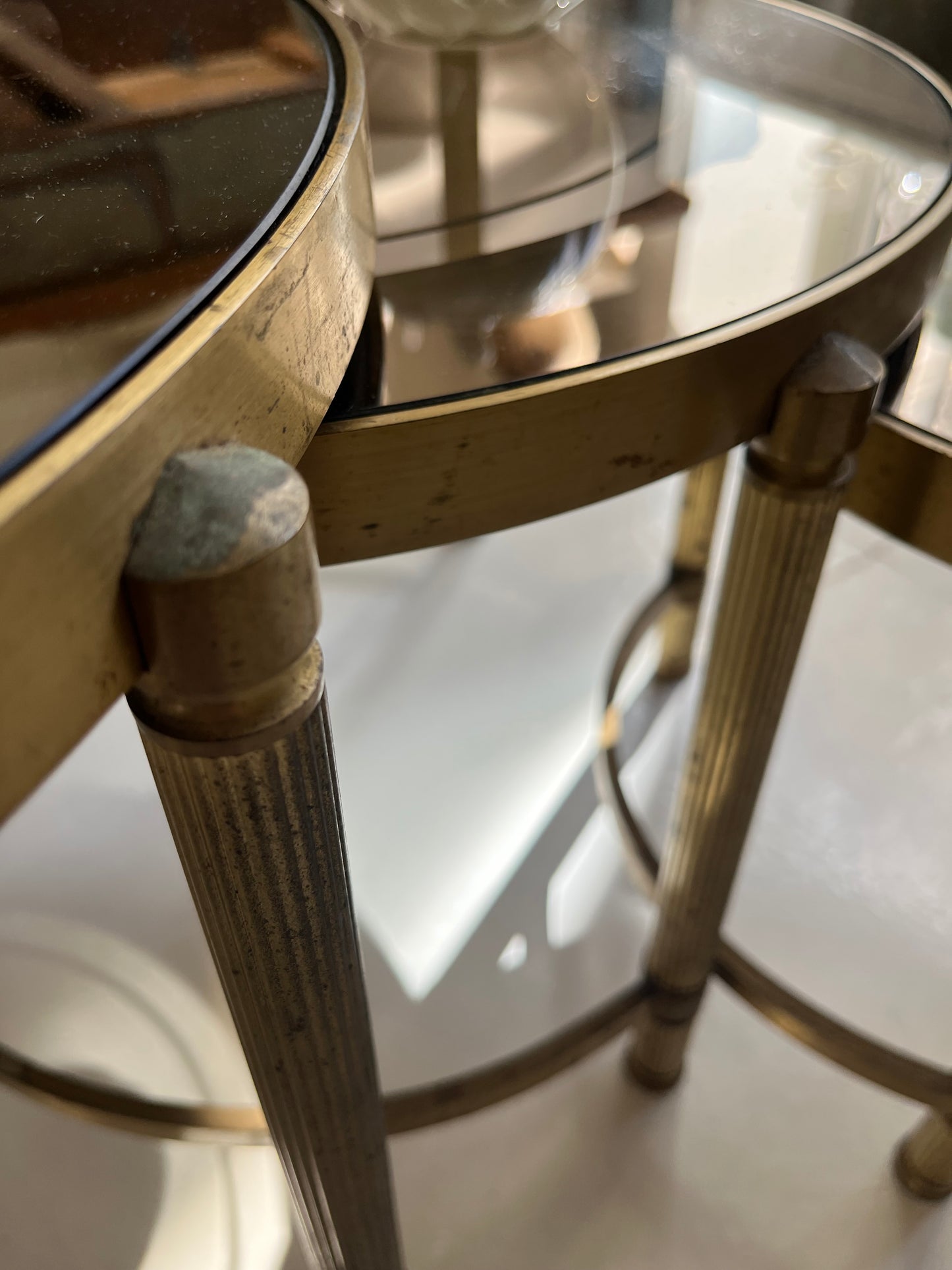 Art deco glasbord