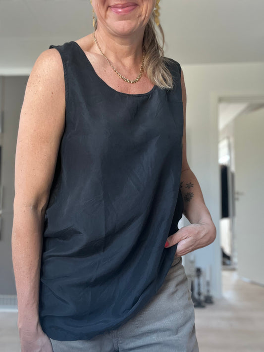 Sort Laurél silketop fra Paris