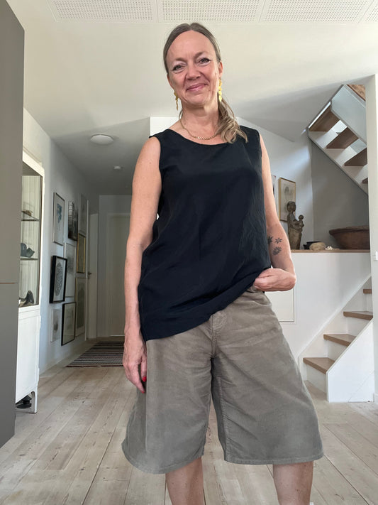 Sort Laurél silketop fra Paris