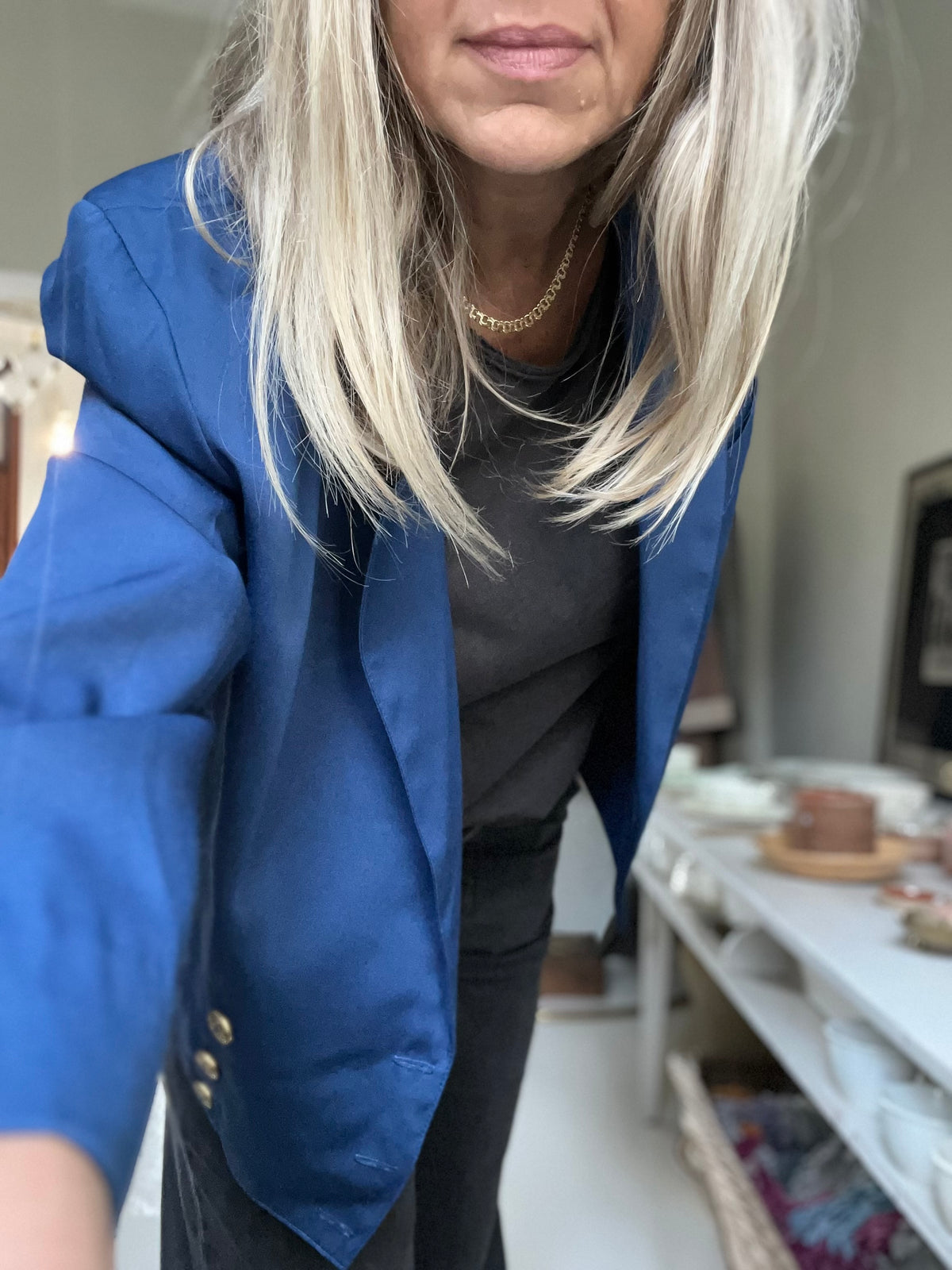 Fransk vintage blazerjakke