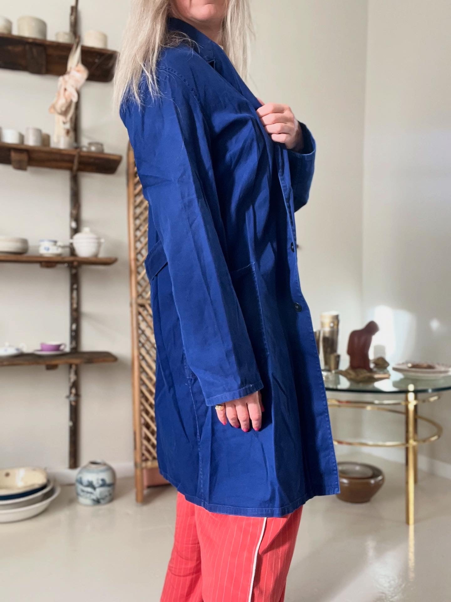 Fransk vintage arbejdsjakke
